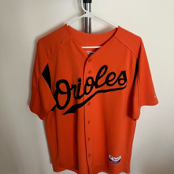 Orange Baltimore Orioles baseball jersey (away) - Large - Majestic, MLB, Y2K - Picture 2 of 11